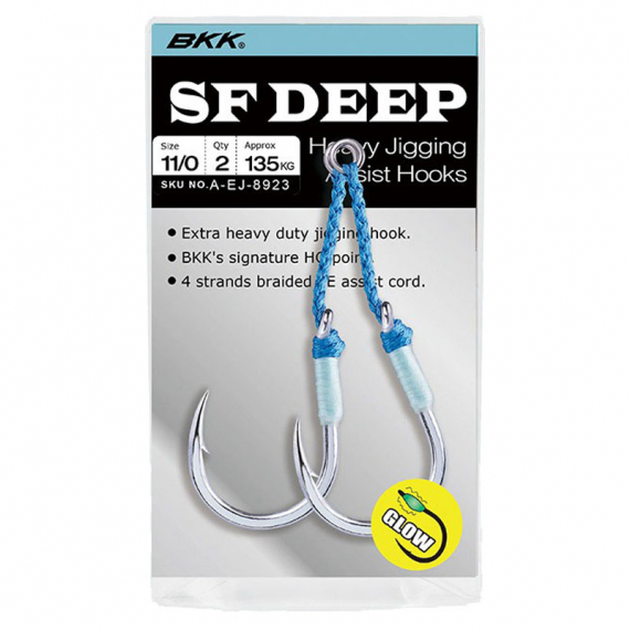 BKK SF-DEEP Saltwater Hook - 13/0 (1pcs) in the group Hooks & Terminal Tackle / Stingers & Stinger Accessories / Stingers at Sportfiskeprylar.se (A-EJ-8925)