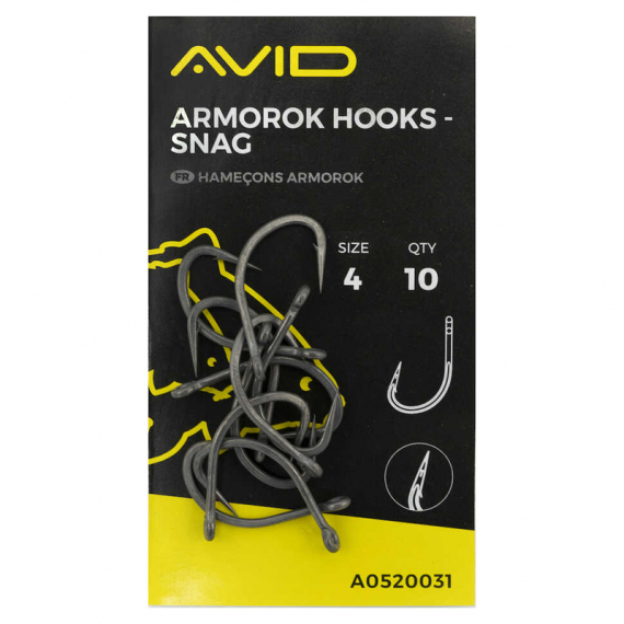 Avid Armorok Snag Barbed in the group Hooks & Terminal Tackle / Hooks / Specimen Hooks at Sportfiskeprylar.se (A0520029r)