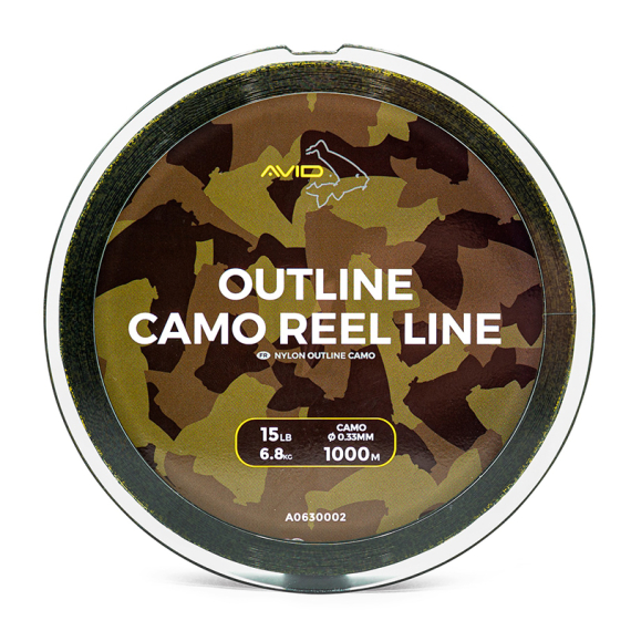 Avid Outline Camo Braided Carp Mainline in the group Lines / Specimen Lines at Sportfiskeprylar.se (A0560010r)
