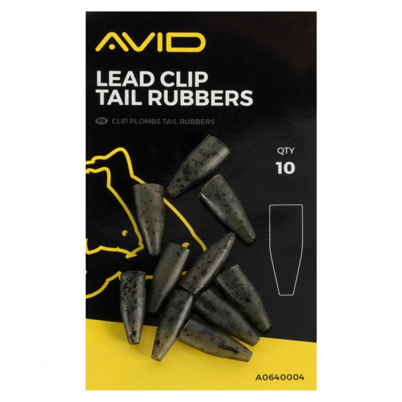 Avid Terminal Tackle Tail Rubber (10pcs) in the group Hooks & Terminal Tackle / Rig Accessories / Shrink Tubing & Sleeves at Sportfiskeprylar.se (A0640004)