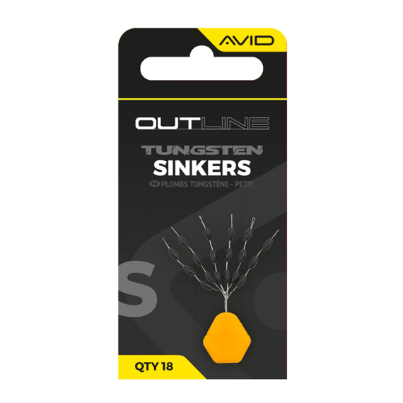 Avid Outline Tungsten Sinkers in the group Hooks & Terminal Tackle / Rig Accessories / Other Rig Accessories at Sportfiskeprylar.se (A0640113r)