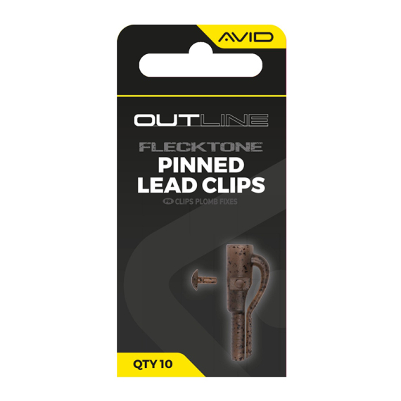 Avid Outline FleckTone Pinned Lead Clips in the group Hooks & Terminal Tackle / Rig Accessories / Other Rig Accessories at Sportfiskeprylar.se (A0640116)
