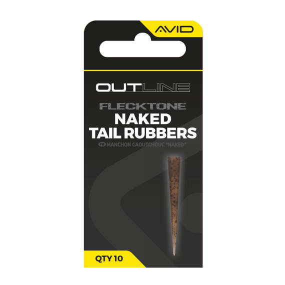 Avid Outline FleckTone Naked Tail Rubber in the group Hooks & Terminal Tackle / Rig Accessories / Other Rig Accessories at Sportfiskeprylar.se (A0640120)