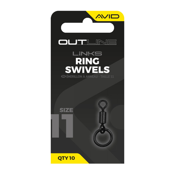 Avid Outline Ring Swivel - Size 11 in the group Hooks & Terminal Tackle / Rig Accessories / Other Rig Accessories at Sportfiskeprylar.se (A0640142)