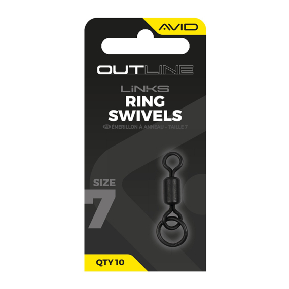Avid Outline Ring Swivel - Size 7 in the group Hooks & Terminal Tackle / Rig Accessories / Other Rig Accessories at Sportfiskeprylar.se (A0640143)