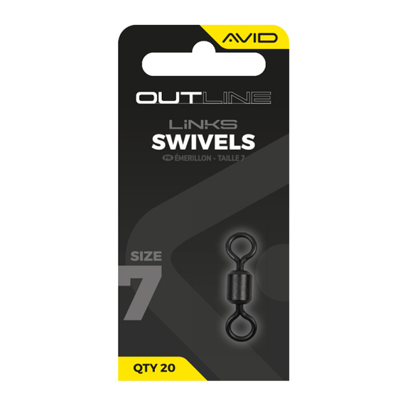 Avid Outline Swivel - Size 7 in the group Hooks & Terminal Tackle / Rig Accessories / Other Rig Accessories at Sportfiskeprylar.se (A0640144)