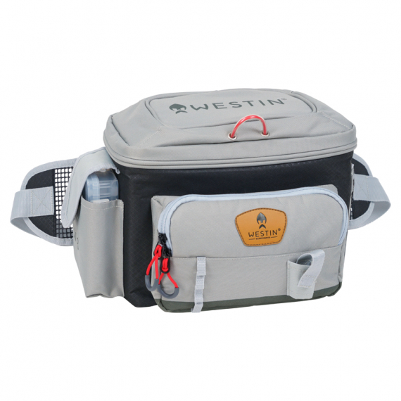 Westin W3 Waist Pack (4 boxes) Grey/Black Large in the group Storage / Tackle Bags / Lure Bags at Sportfiskeprylar.se (A105-389-L)