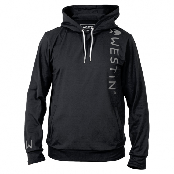 Westin Vertical Tech Hoodie Black in the group Clothes & Shoes / Clothing / Sweaters / Hoodies at Sportfiskeprylar.se (A126-386-Sr)