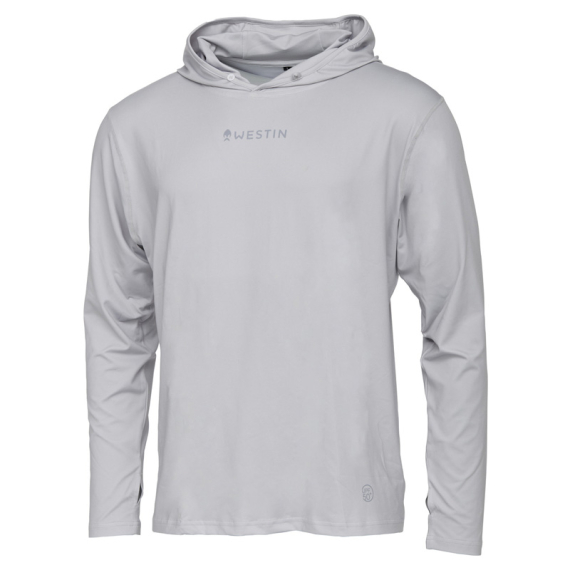 Westin Ledge UPF Hoodie Mist Grey in the group Clothes & Shoes / Clothing / Sweaters / Hoodies at Sportfiskeprylar.se (A157-838-Lr)