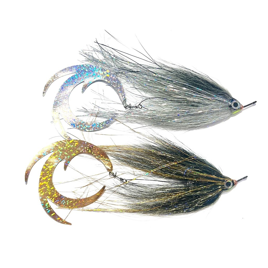 Vision Pike - Jig Dragontail Silver Tinsel fly #4/0 in the group Lures / Flies / Pike Flies at Sportfiskeprylar.se (A276900050-40)