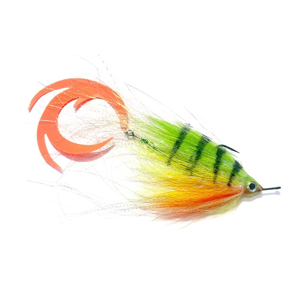 Vision Pike - Jig Dragontail Firetiger fly #4/0 in the group Lures / Flies / Pike Flies at Sportfiskeprylar.se (A276900053-40)