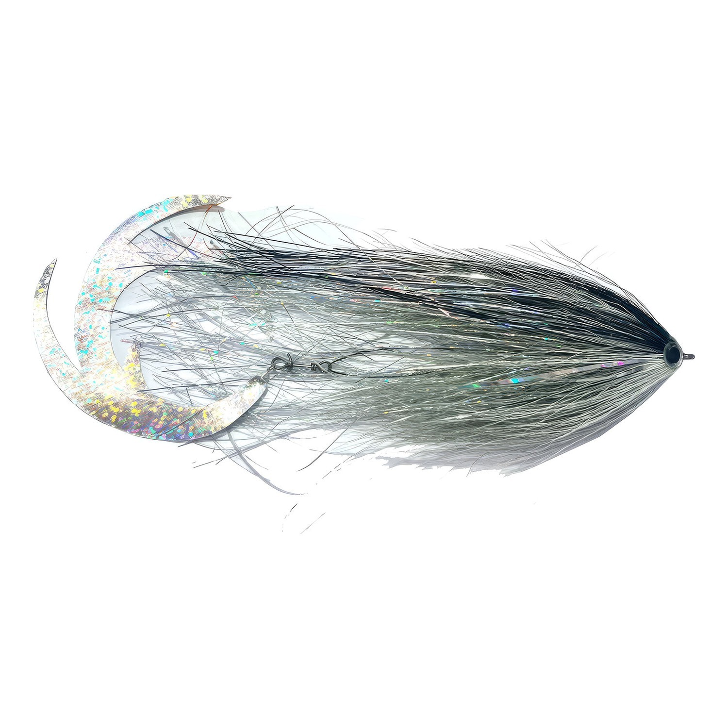 Vision Pike - Dragontail Silver Tinsel fly #5/0 in the group Lures / Flies / Pike Flies at Sportfiskeprylar.se (A276900059-50)