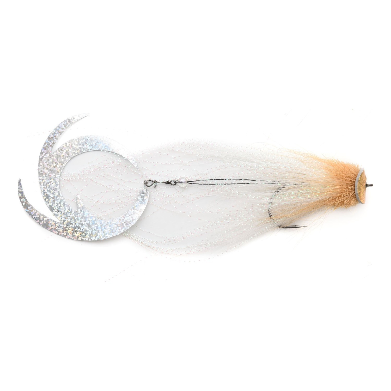 Vision Pike - Waterpusher Black & Gold fly #6/0 in the group Lures / Flies / Pike Flies at Sportfiskeprylar.se (A276900063-60)