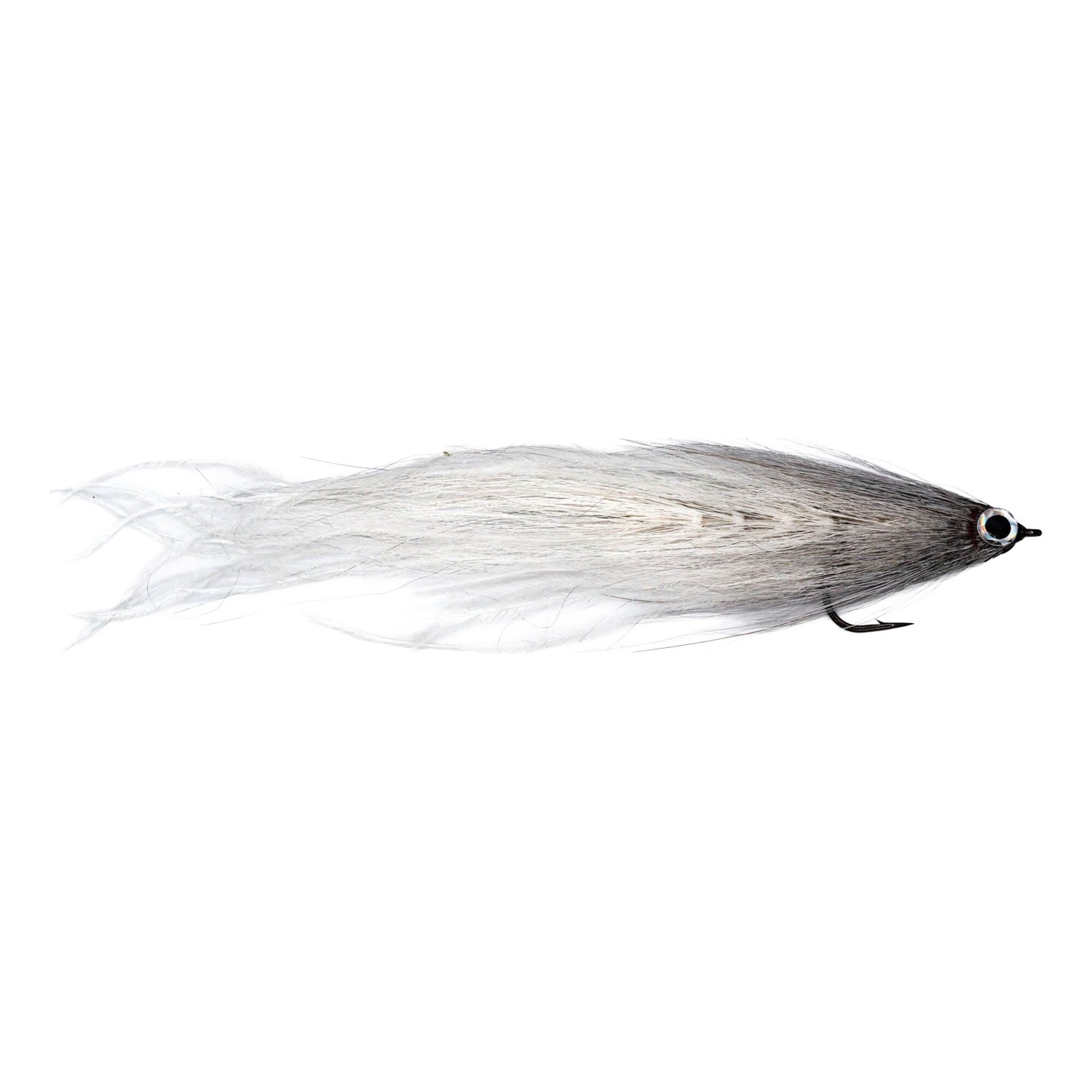 Vision Pike - Beast White/Grey fly #6/0 in the group Lures / Flies / Pike Flies at Sportfiskeprylar.se (A276900145-60)