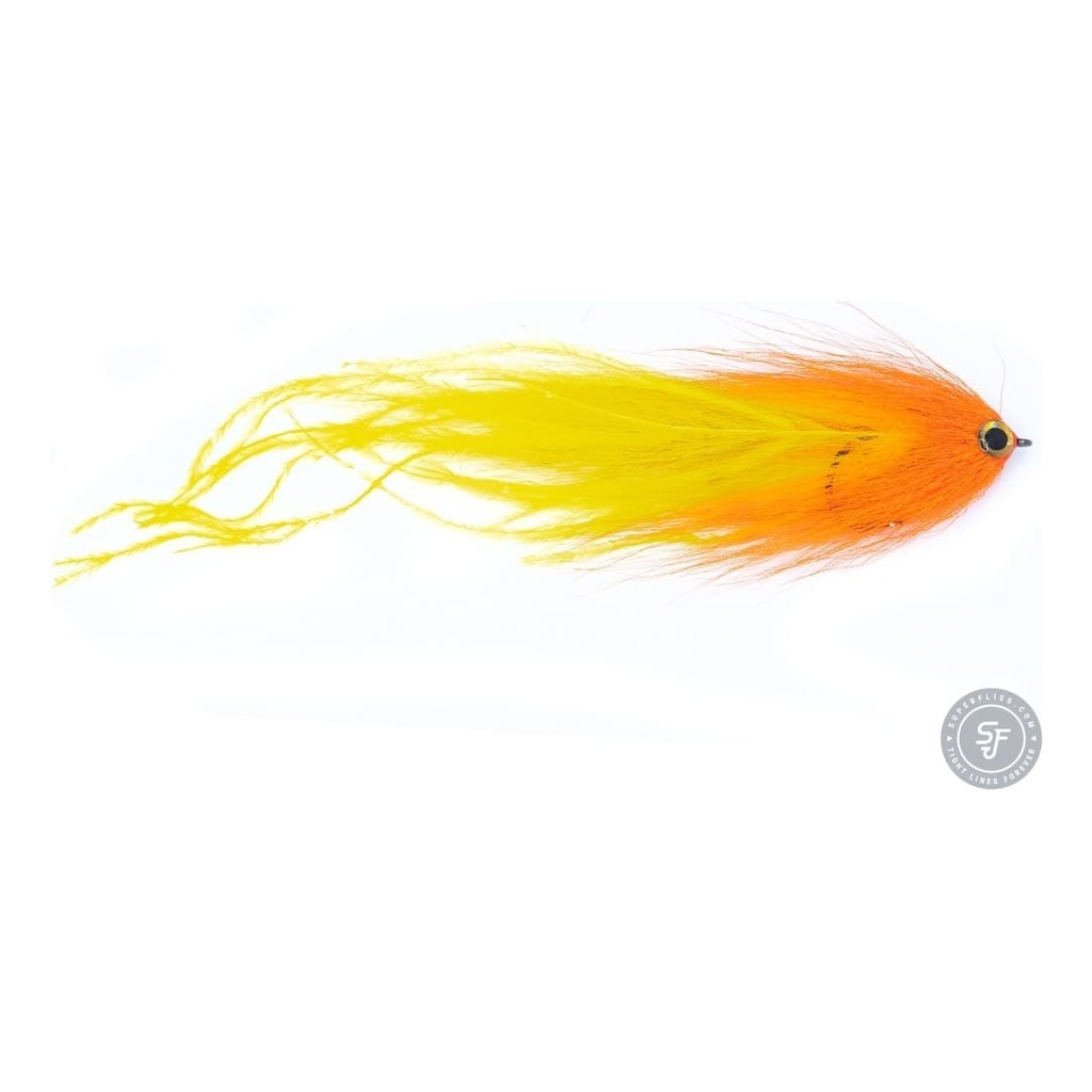 Vision Pike - Beast Orange/Yellow fly #6/0 in the group Lures / Flies / Pike Flies at Sportfiskeprylar.se (A276900148-60)