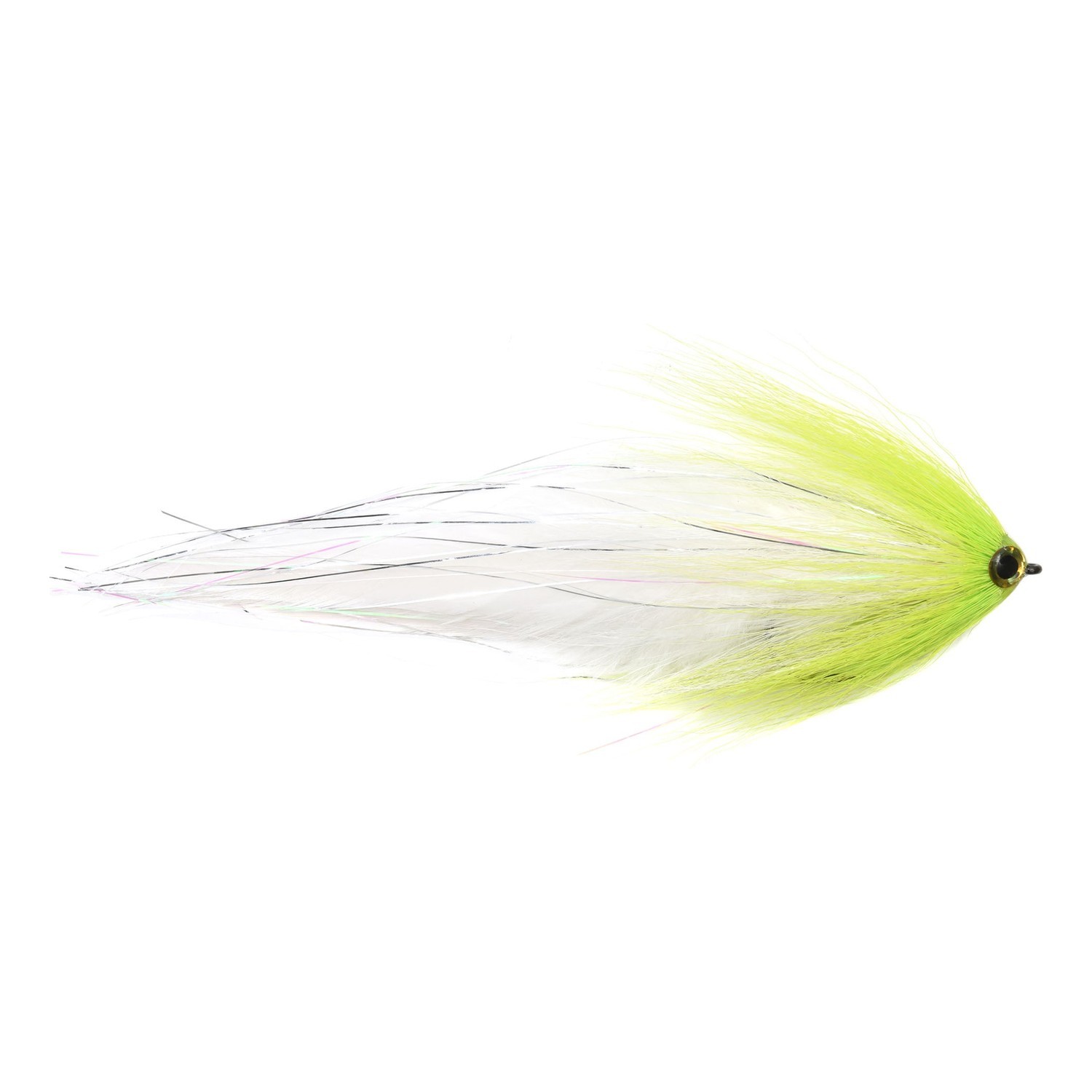Vision Pike - Deceiver White/Chartreuse fly #6/0 in the group Lures / Flies / Pike Flies at Sportfiskeprylar.se (A276904963-60)