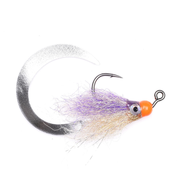 Vision Perch - The Baler Purple/Tan Tail #2 in the group Lures / Flies / Streamers at Sportfiskeprylar.se (A276909517-02)