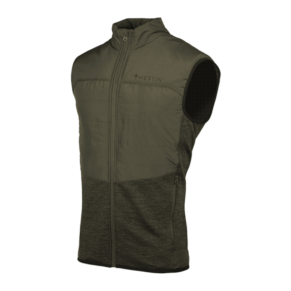 Westin Thermo Knit Vest Beluga Green in the group Clothes & Shoes / Clothing / Vests at Sportfiskeprylar.se (A291-1162-Sr)