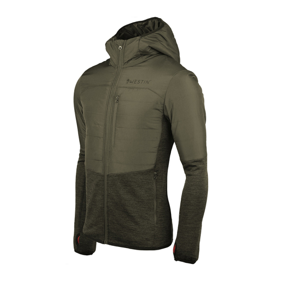 Westin Thermo Knit Jacket Beluga Green in the group Clothes & Shoes / Clothing / Jackets / Down & synthetic insulated jackets at Sportfiskeprylar.se (A292-1162-Sr)