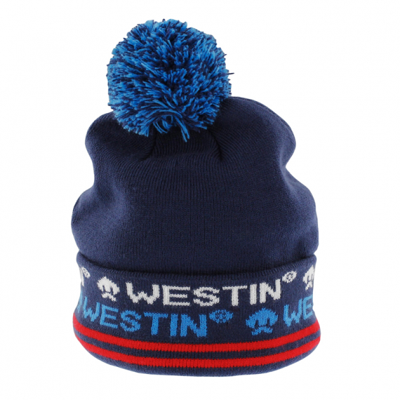 Westin Snowroller Beanie One size Deep Blue in the group Clothes & Shoes / Caps & Headwear / Beanies & Hats at Sportfiskeprylar.se (A61-497-OS)