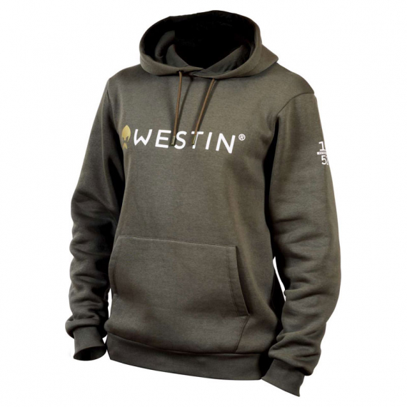 Westin Original Hoodie Elmwood Green in the group Clothes & Shoes / Clothing / Sweaters / Hoodies at Sportfiskeprylar.se (A62-679-XSr)