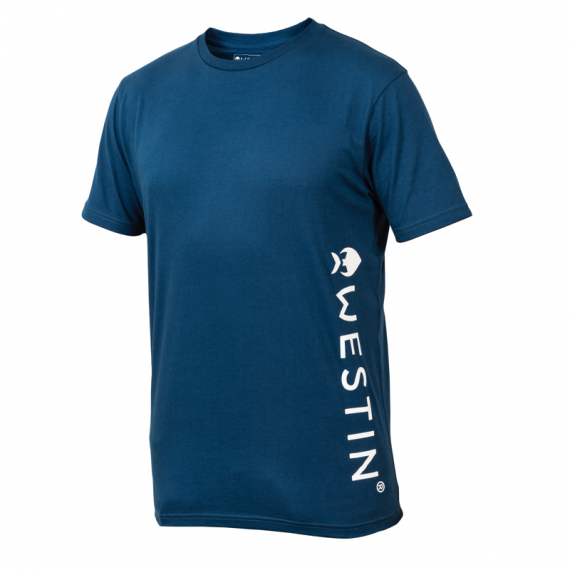 Westin Pro T-Shirt Navy Blue in the group Clothes & Shoes / Clothing / T-shirts at Sportfiskeprylar.se (A66-504-Sr)