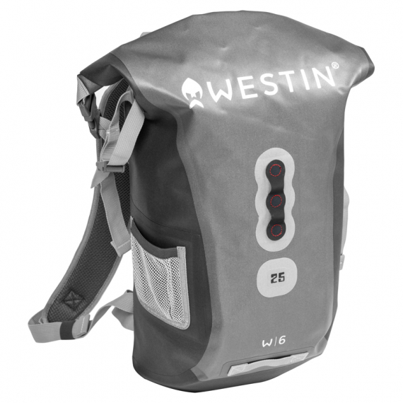 Westin W6 Roll-Top Backpack Silver/Grey 25L in the group Storage / Backpacks at Sportfiskeprylar.se (A81-595-25)