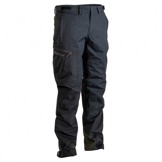 Westin W6 Rain Pants Steel Black in the group Clothes & Shoes / Clothing / Pants / Rain Pants at Sportfiskeprylar.se (A87-554r)