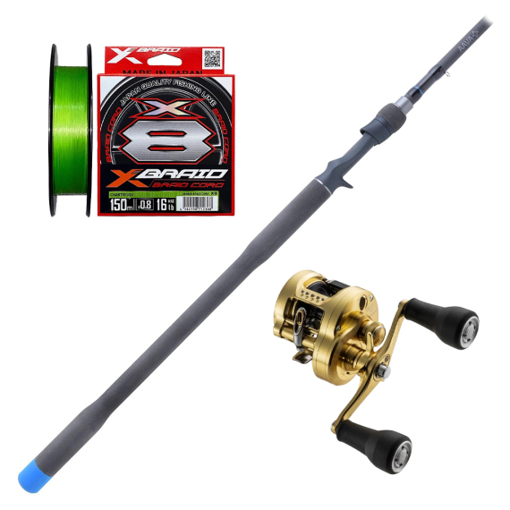 AAVA Tiraphene & Calcutta Conquest Combo - 8\'3\'\' 50-180g in the group Combos / Casting Combos / Baitcaster Combo Pike at Sportfiskeprylar.se (AAVACONQUESTCOMBO)