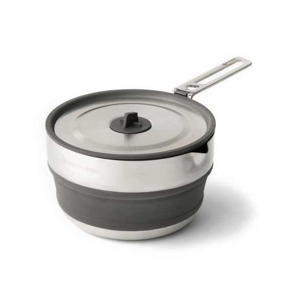 Sea To Summit Detour Stainless Steel Collapsible Pouring Pot 1.8L in the group Outdoor / Camp Kitchen & Utensils / Pots & Pans / Pots at Sportfiskeprylar.se (ACK026021-390101)