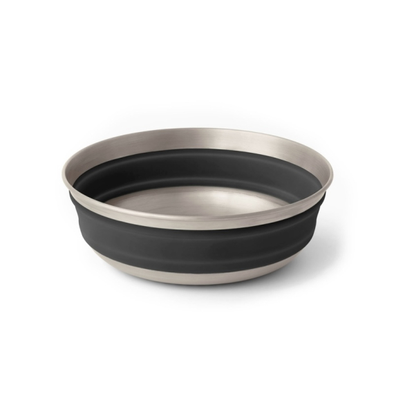 Sea To Summit Detour Stainless Steel Collapsible Bowl M Black in the group Outdoor / Camp Kitchen & Utensils / Plates & Bowls / Bowls at Sportfiskeprylar.se (ACK039011-050101)