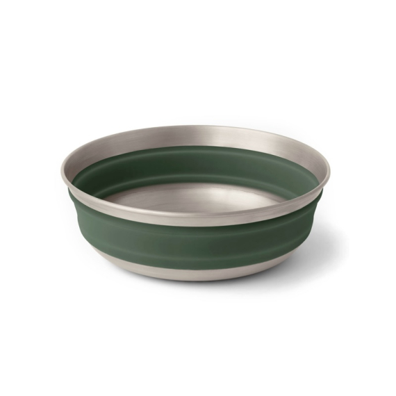 Sea To Summit Detour Stainless Steel Collapsible Bowl M Green in the group Outdoor / Camp Kitchen & Utensils / Plates & Bowls / Bowls at Sportfiskeprylar.se (ACK039011-052004)