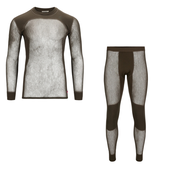 Aclima WoolNet Original Crewneck & Longs M\'s Tarmac in the group Clothes & Shoes / Clothing / Layering & Underwear at Sportfiskeprylar.se (ACLMTARMACSET)