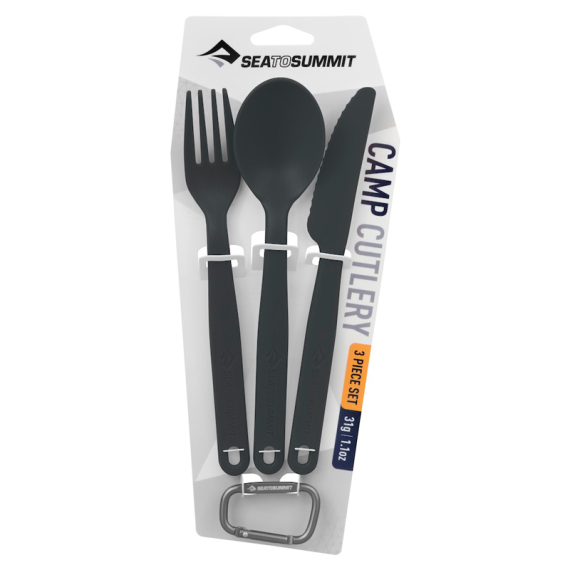 Sea To Summit Cutlery Polypropylen Cutleryset Charcoal in the group Outdoor / Camp Kitchen & Utensils / Cutlery & Accessories at Sportfiskeprylar.se (ACUTLCH)