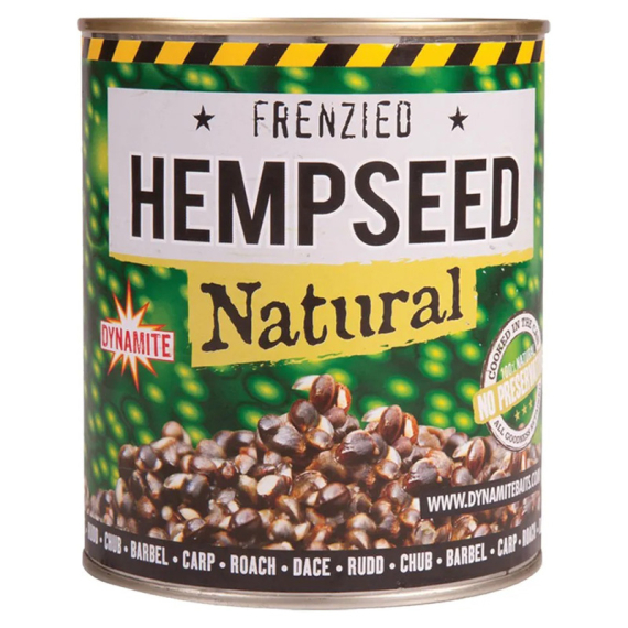 Dynamite Baits Frenzied Hempseed Can 700g in the group Lures / Boilies, Hook Baits & Groundbait / Particles at Sportfiskeprylar.se (ADY040001)