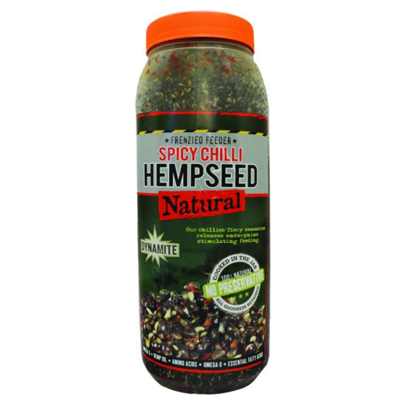 Dynamite Baits Frenzied Chili Hempseed 2,5kg in the group Lures / Boilies, Hook Baits & Groundbait / Particles at Sportfiskeprylar.se (ADY040197)