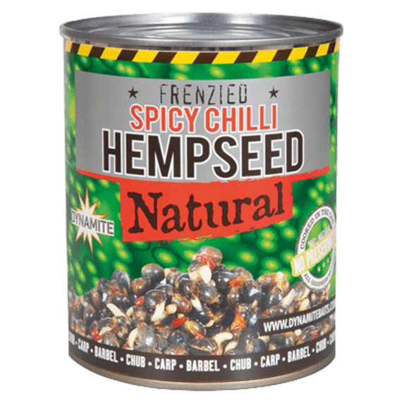 Dynamite Baits Frenzied Hempseed Chilli Can 700g in the group Lures / Boilies, Hook Baits & Groundbait / Particles at Sportfiskeprylar.se (ADY040198)