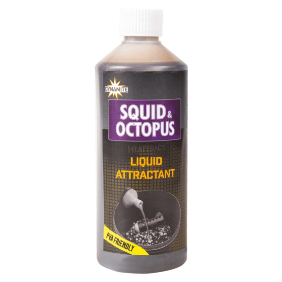 Dynamite Baits Squid & Octopus Liquid Attractant 500ml in the group Lures / Boilies, Hook Baits & Groundbait / Liquids & Additives at Sportfiskeprylar.se (ADY041263)
