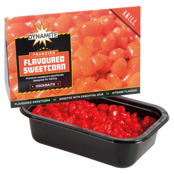 Dynamite Baits Flavoured Sweetcorn Krill Red 200g in the group Lures / Boilies, Hook Baits & Groundbait / Particles at Sportfiskeprylar.se (ADY041307)