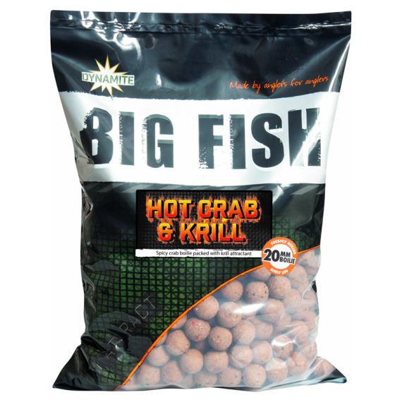 Dynamite Baits Big Fish Hot Crab & Krill Boilies 1,8kg in the group Lures / Boilies, Hook Baits & Groundbait / Boilies at Sportfiskeprylar.se (ADY041642r)