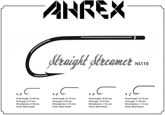 Ahrex NS110 - Streamer S/E #6 in the group Hooks & Terminal Tackle / Hooks / Fly Tying Hooks at Sportfiskeprylar.se (ANS110-6)
