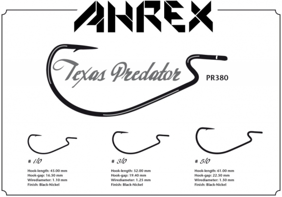 Ahrex PR380 - Texas Predator in the group Hooks & Terminal Tackle / Hooks / Fly Tying Hooks at Sportfiskeprylar.se (APR380-5_0r)
