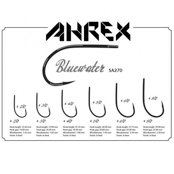 Ahrex SA270 Bluewater in the group Hooks & Terminal Tackle / Hooks / Fly Tying Hooks at Sportfiskeprylar.se (ASA270-2_0r)