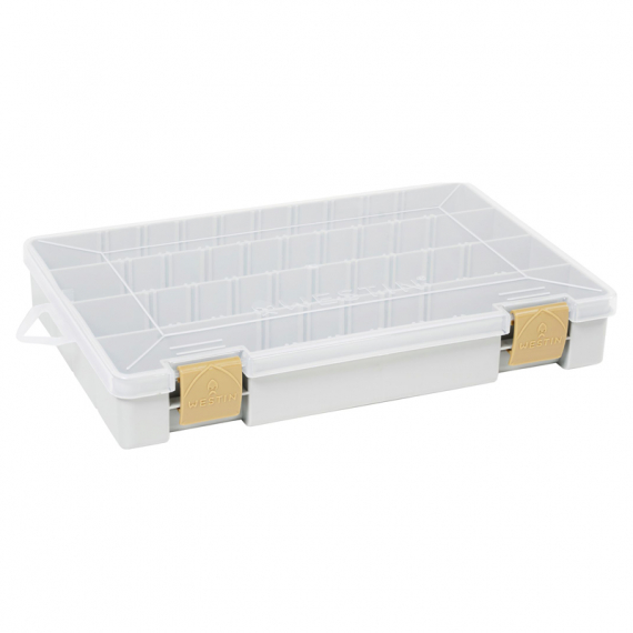 Westin W3 Tackle Box 27,5x18,5x4,5cm Grey/Clear in the group Storage / Tackle Boxes / Lure Boxes at Sportfiskeprylar.se (B02-706-027)