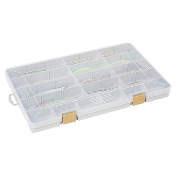 Westin W3 Tackle Box 35,5x22,5x3,5cm Grey/Clear in the group Storage / Tackle Boxes / Lure Boxes at Sportfiskeprylar.se (B02-706-035)