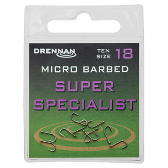 Drennan Super Specialist- 8 in the group Hooks & Terminal Tackle / Hooks / Specimen Hooks at Sportfiskeprylar.se (B023-08)