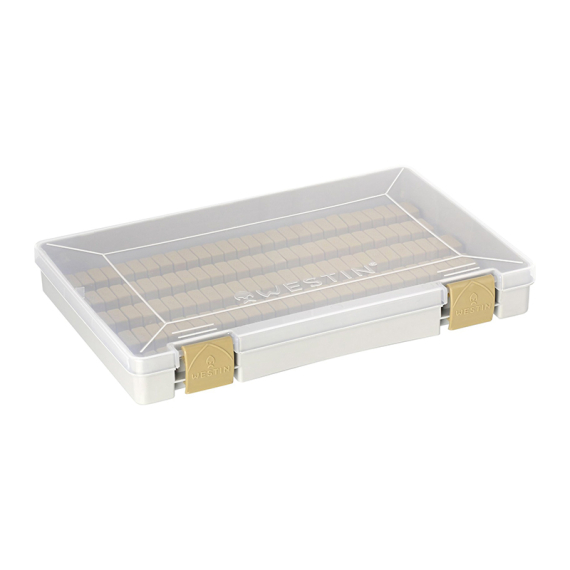 Westin W3 Jig Box (135 Slots) 27,4X18X4cm M Grey/Clear in the group Storage / Tackle Boxes / Lure Boxes at Sportfiskeprylar.se (B12-M-706)
