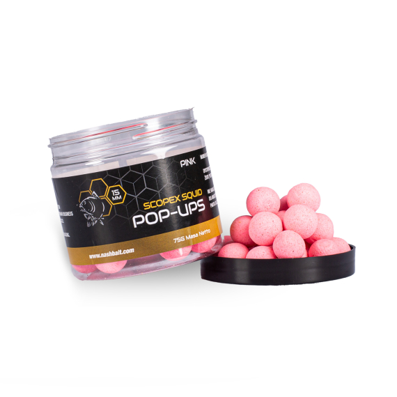 Nash Scopex Squid Pop Ups in the group Lures / Boilies, Hook Baits & Groundbait / Popups & Wafters at Sportfiskeprylar.se (B6326-TPr)