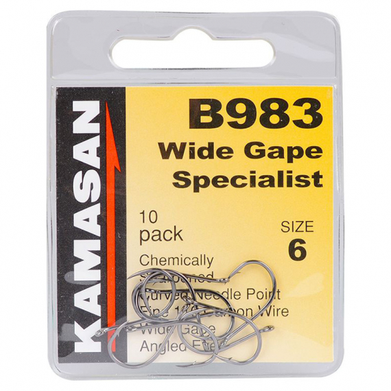 Kamasan B983 - Wide Gape Specialist in the group Hooks & Terminal Tackle / Hooks / Specimen Hooks at Sportfiskeprylar.se (B983-16r)