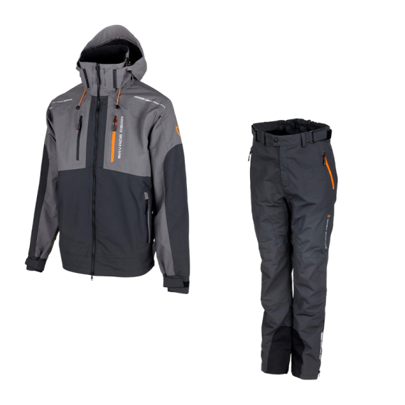 Savage Gear WP Performance Jacket & Trousers Gunmetal in the group Outlet at Sportfiskeprylar.se (BIBBRACEANDJACKET2)